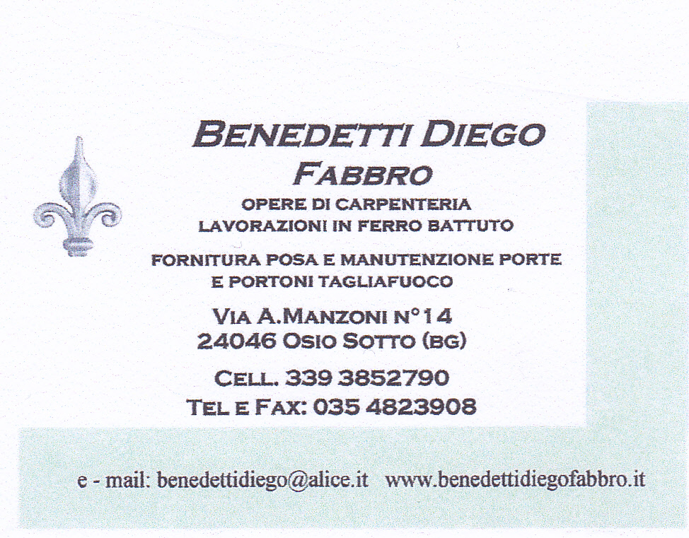 Benedetti Diego Fabbro